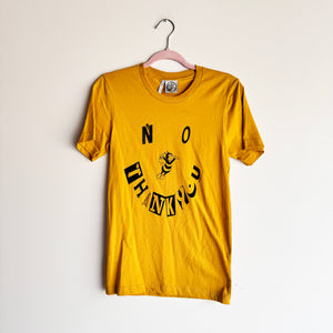 XS MUSTARD NO THANK YOU T-SHIRT