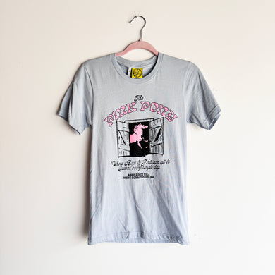 XS BABY BLUE PINK PONY CLUB T-SHIRT