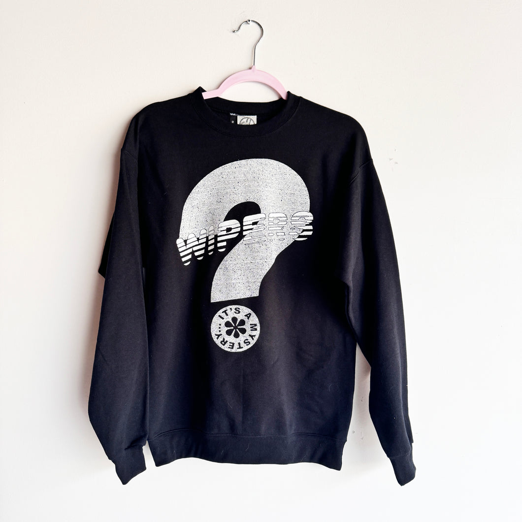 M BLACK WIPERS CREWNECK