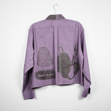 Load image into Gallery viewer, LILAC &amp; SOIL CROPPED LONG SLEEVE BUTTON-UP