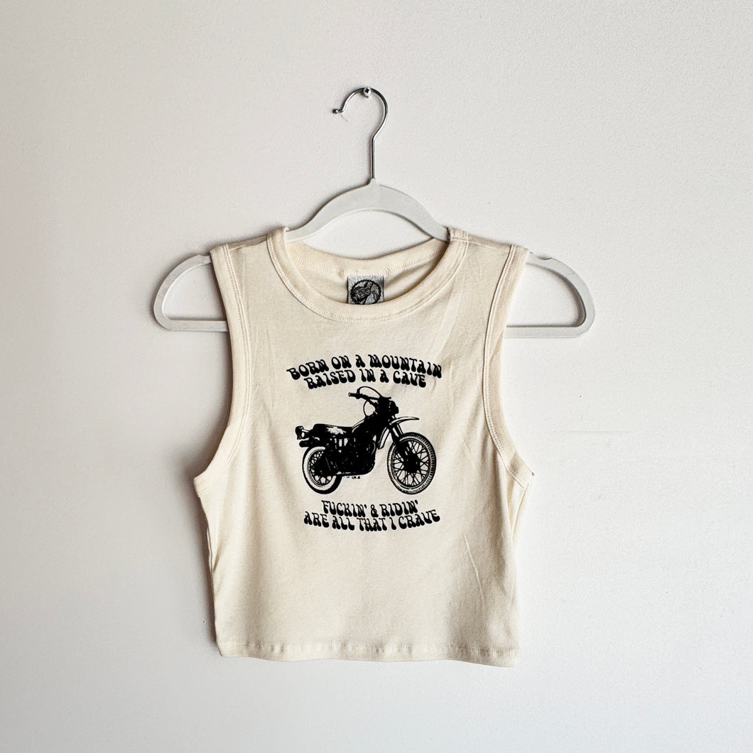 BORN ON A MOUNTAIN CROP TANK