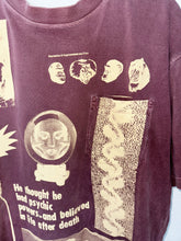 Load image into Gallery viewer, PRIMITIVE WITNESS COLLAGE ON RASPBERRY T-SHIRT