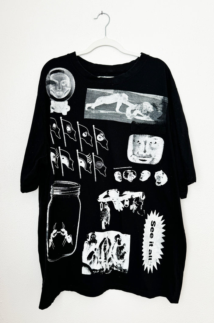 PRIMITIVE WITNESS #2 COLLAGE POCKET T-SHIRT