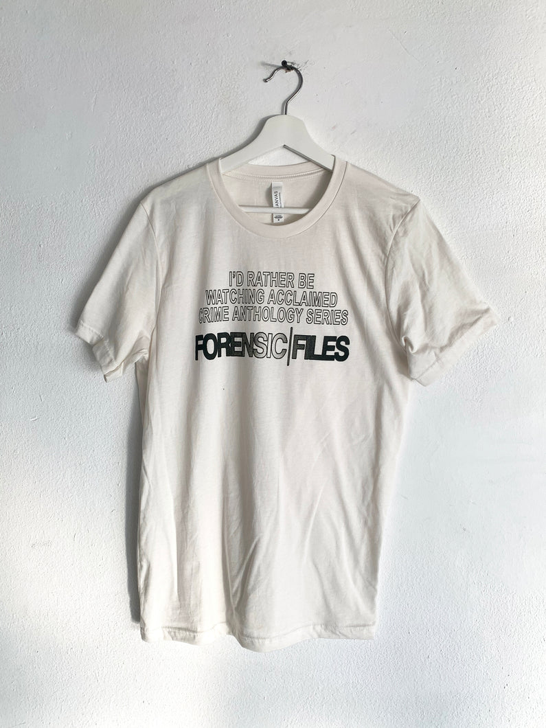 FORENSIC FILES T-SHIRT