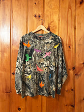 Load image into Gallery viewer, NATURE BOY #10: MOSSY OAK MOCK LONG SLEEVE SHREDDER (XL)