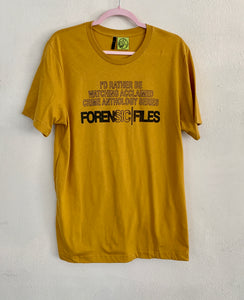 FORENSIC FILES T-SHIRT