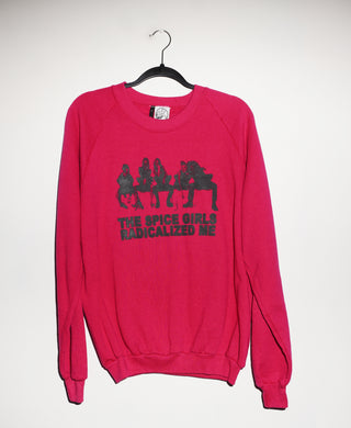 (XL) THE SPICE GIRLS RADICALIZED ME ON MAGENTA VINTAGE CREWNECK