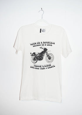 BORN ON A MOUNTAIN  T-SHIRT *READY TO SHIP*