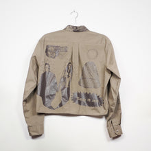 Load image into Gallery viewer, CHOCOLATE &amp; SOIL CROPPED LONG SLEEVE BUTTON-UP