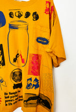 Load image into Gallery viewer, PRIMITIVE WITNESS COLLAGE ON MUSTARD POCKET T-SHIRT