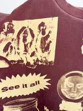 Load image into Gallery viewer, PRIMITIVE WITNESS COLLAGE ON RASPBERRY T-SHIRT