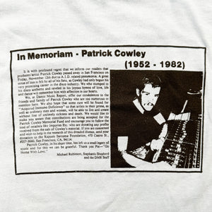 PATRICK COWLEY OBITUARY T-SHIRT