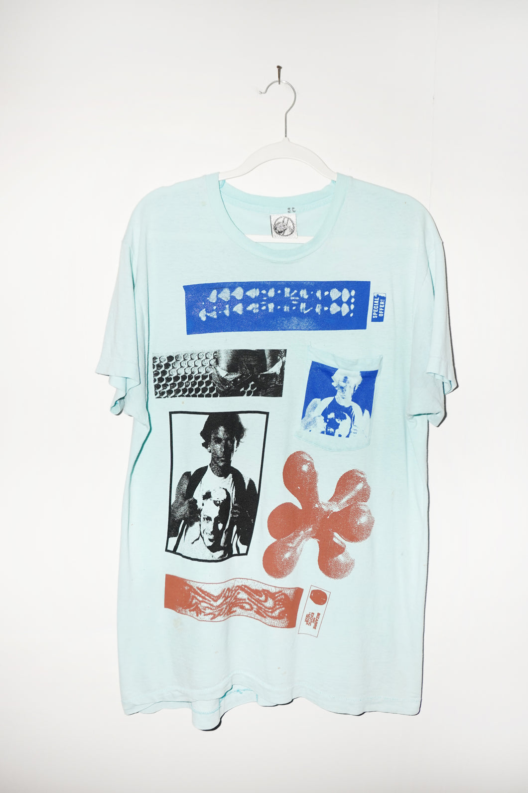 PRIDE SHIRT #6: BABY BLUR POCKET T-SHIRT (L)