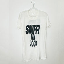 Load image into Gallery viewer, SNIFF! ON WHITE SHREDDER T-SHIRT