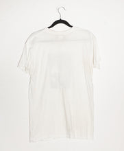 Load image into Gallery viewer, (L) MESHMAN ON WHITE VINTAGE SHREDDED T-SHIRT