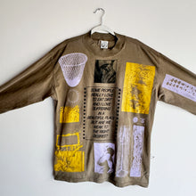 Load image into Gallery viewer, ULTRAVIOLET SOIL COLLAGE SHIRT