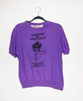 (S) FEMME PROTECTOR ON VINTAGE GRAPE RAGLAN T-SHIRT