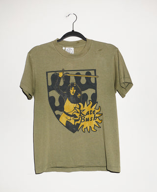 (S) KATE BUSH ON ARMY VINTAGE T-SHIRT